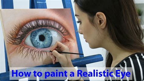 How to Paint a Realistic Eye - Oil painting - PaintingTube