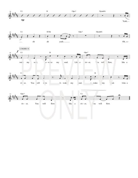 Awake My Soul Lead Sheet, Lyrics, & Chords | United Pursuit | WorshipHouse Media