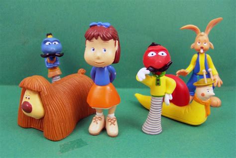 Magic Roundabout - Bechet PVC figures - Zebedee, Florence, Dougal ...