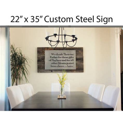 Custom Quote Metal Sign, Inspirational Personalized Sign, Steel Wall ...