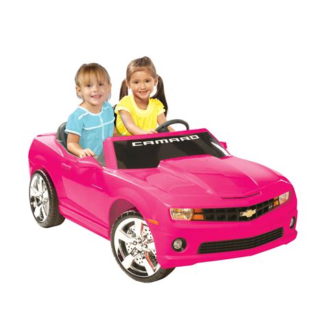 Kid Motorz Chevrolet Camaro Battery Powered Riding Toy - Pink | www.hayneedle.com | Pink camaro ...