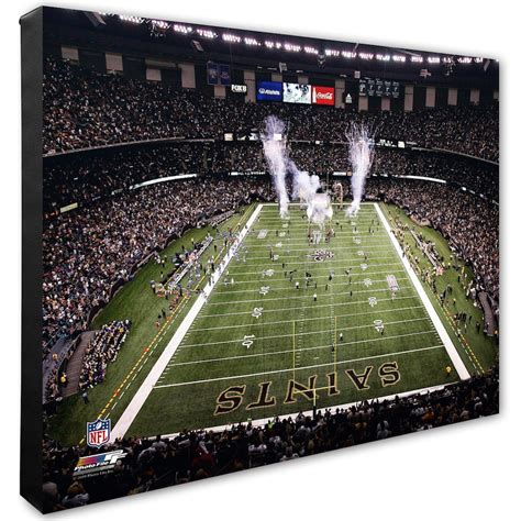 New Orleans Saints 16" x 20" Stadium Canvas