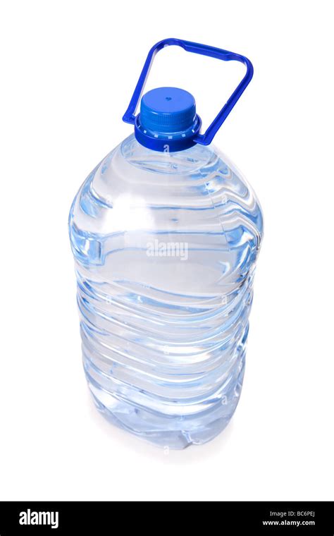 Large bottle of mineral water isolated on white background Stock Photo - Alamy