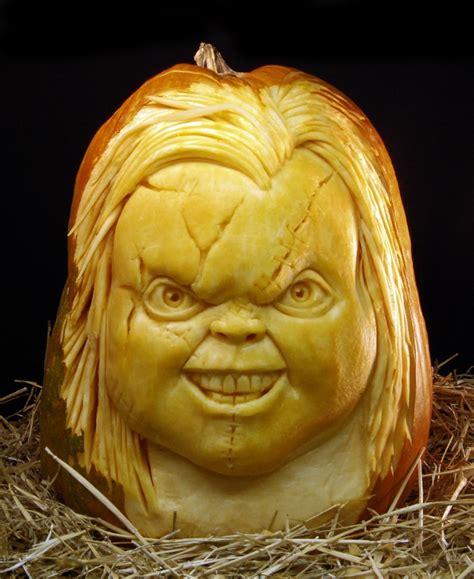 Scary Halloween Pumpkin Carvings by Ray Villafane