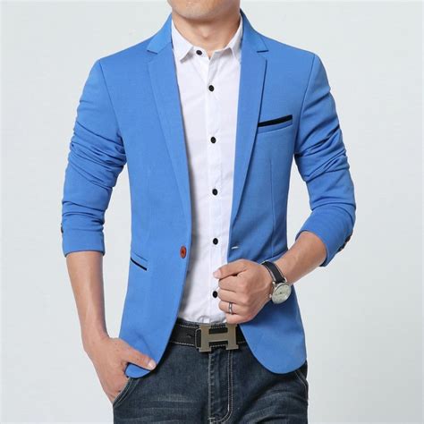 Men’s Blazers Jacket One Button Blazer - LatestBlazer.com