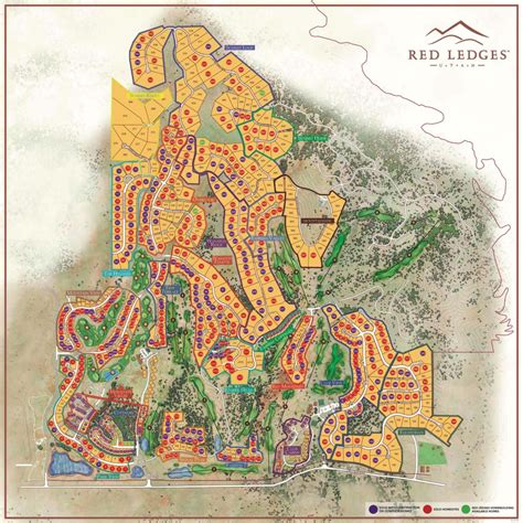 golf-community-park-city-map | Red Ledges