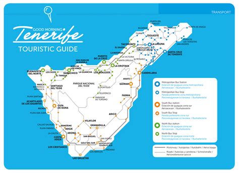 teneriffa buslinien karte - TENERIFFA KARTE