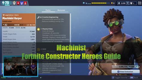 FORTnITE Constructor Heroes Guide to Machinist - u4gm.com