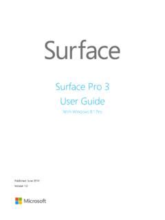 Surface Pro 3 User Guide / surface-pro-3-user-guide.pdf / PDF4PRO