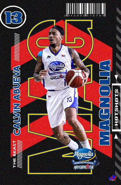 Calvin Abueva PBA Magnolia Hotshots | Sports graphics, Sports ...