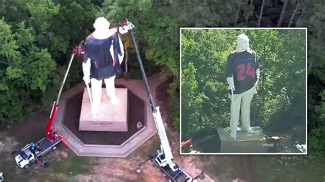 Houston Texans uniform reveal: SkyEye video shows Sam Houston Statue in Huntsville, Texas ...