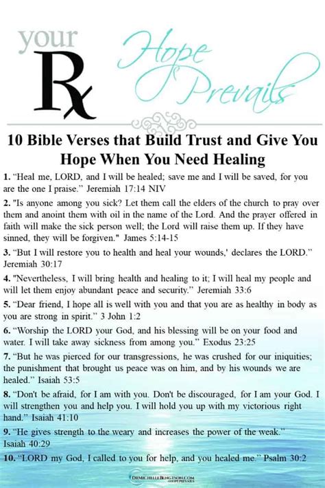 10 Bible Verses for Hope and Healing | Dr. Michelle Bengtson