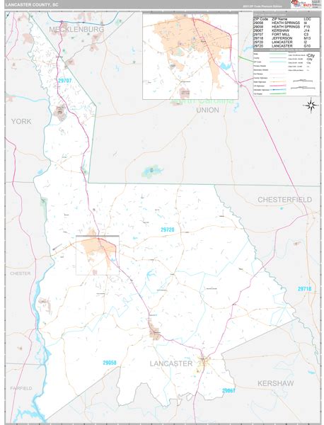 Lancaster County, SC Maps