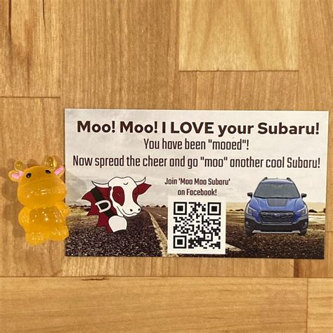 Moo Moo Subaru Starter Pack luminous Cows - Etsy