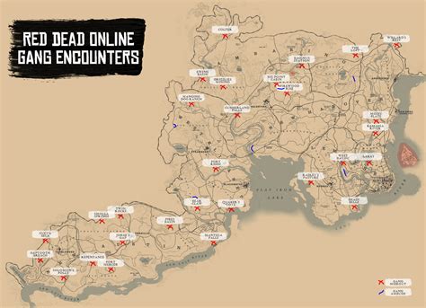 Here is a Map of All Online Gang Hideouts - Red Dead Online - RDR2.org ...