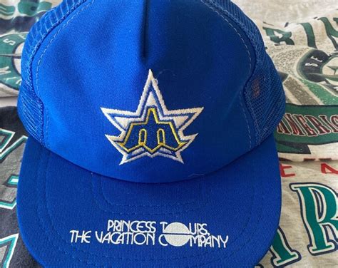 Vintage Seattle Mariners Trident Logo Snapback Trucker Hat - Etsy