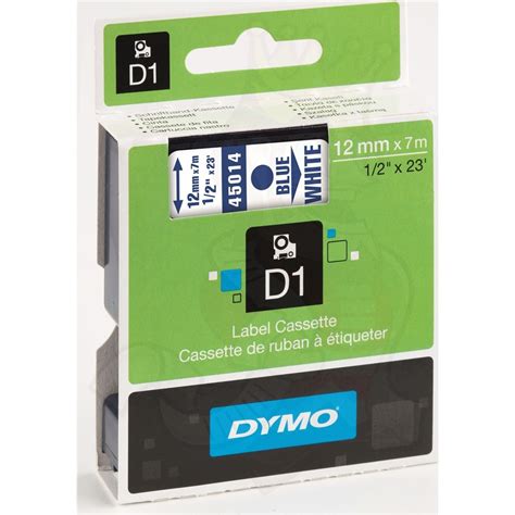 DYMO 45013 12MM BLACK/WHITE- iLabMalta - Software Development, Auto-ID ...