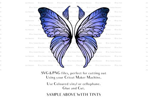 SVG FAIRY WINGS for CRICUT - Set 149