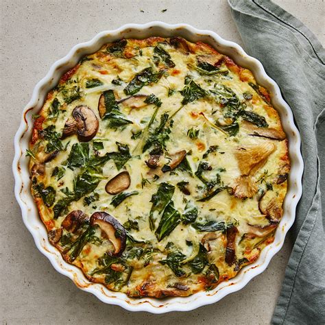 recept: vegetarische quiche met paddestoelen en spinazie | Freshhh