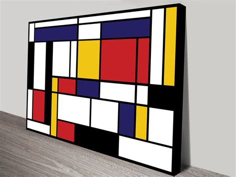 Mondrian Tableau I By Piet Mondrian Wall Art | Mondrian art, Piet ...