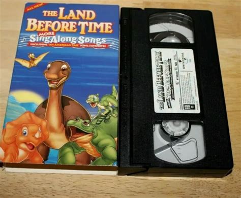 THE LAND BEFORE Time: More Sing-Along Songs (VHS, 1999) $1.35 - PicClick CA