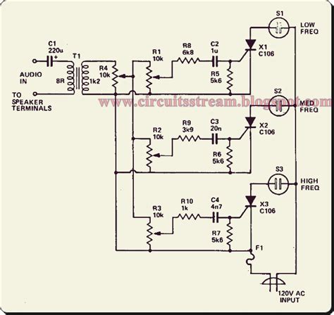 Digital Color Organ Circuit Diagram | Electronic Circuit Diagrams ...