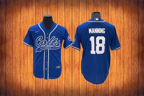 Colts Peyton Manning Baseball Styled Jersey – US Sports Nation