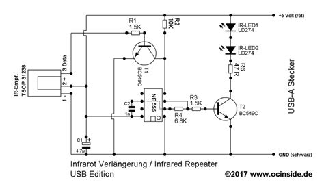 IR Repeater USB DIY Guide Circuit