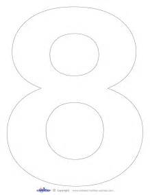 Printable Number 8 - Coolest Free Printables