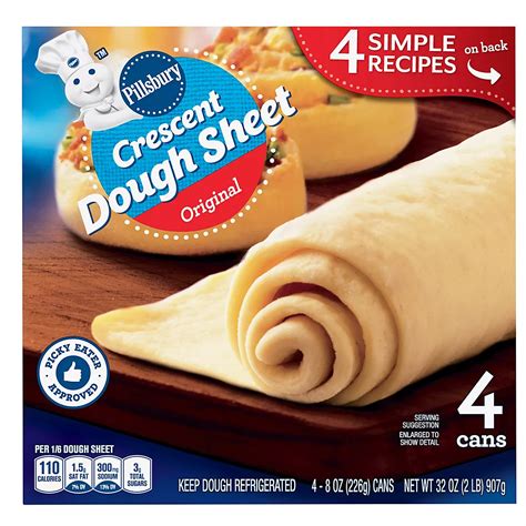 Pillsbury Original Crescent Dough Sheet, 4 ct. | BJ's Wholesale Club