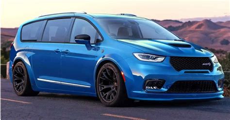 Crazy Minivan Render: Chrysler Pacifica Hellcat | HotCars