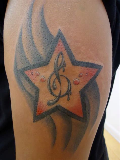 Treble Clef Tattoo by clicketyclock on DeviantArt | Treble clef tattoo, Tattoos, Doodle tattoo