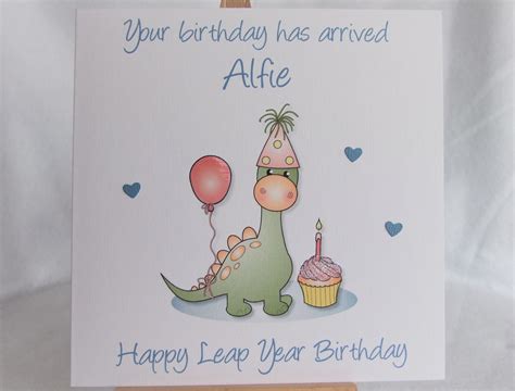 Leap year birthday card | Leap year birthday, Cards handmade, Birthday ...