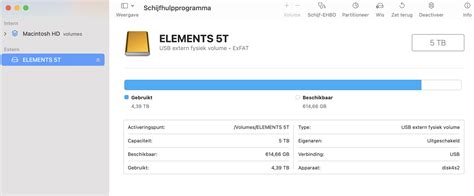 External 5TB hard drive is full but only 850GB has been used : r/MacOS