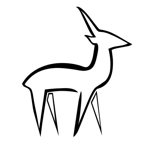 Deer Drawing Free Stock Photo - Public Domain Pictures