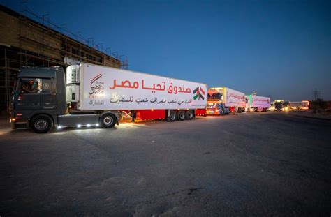 PHOTO GALLERY: A massive Egyptian aid convoy to the Gaza Strip ...