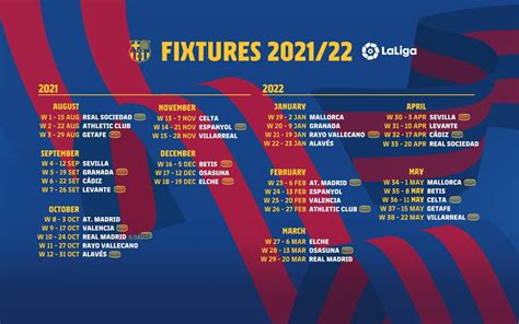 Calendrier Du Barça En Liga 2022 - Calendrier Paques 2022