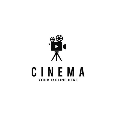 Picture, Movie, Cinema, vintage camera Logo design 5171672 Vector Art ...