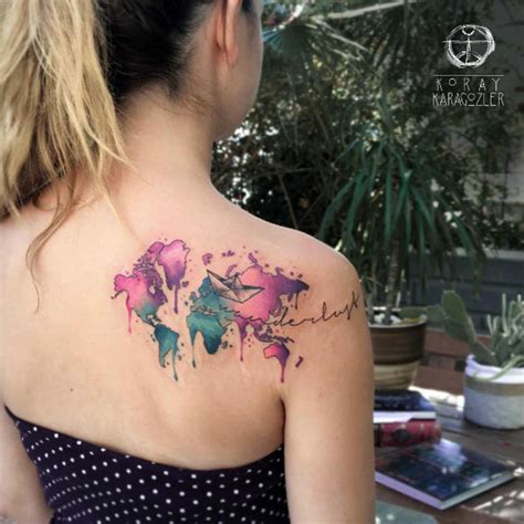 60+ Utterly Beautiful Watercolor Tattoos We Love - TattooBlend