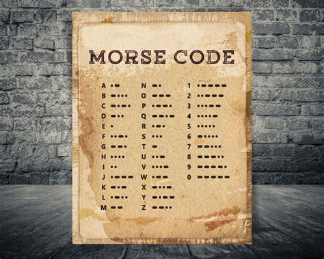 At Home Escape Room Morse Code Prop Kit. Create Your Own | Etsy