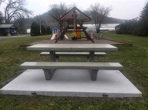 Precast Concrete Picnic and Compass Tables For Sale | Wieser Concrete