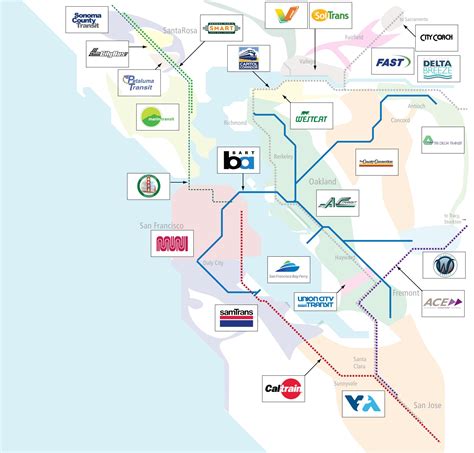 25 transit agencies, 9 counties, 1 huge headache: Map shows Bay Area's crazy transit infrastructure