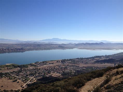 Lake Elsinore from above