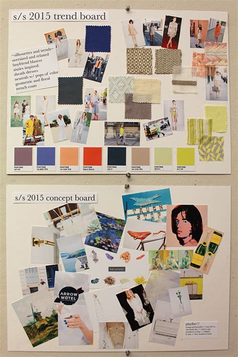 S/S 2015 Trend and Concept Boards on SCAD Portfolios