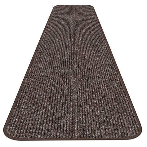 Skid-Resistant Heavy-Duty Carpet Runner - Tuscan Brown - 3' x 10' - Walmart.com