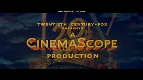 20th Century-Fox/A CinemaScope Production logo (May 4, 1955) - YouTube