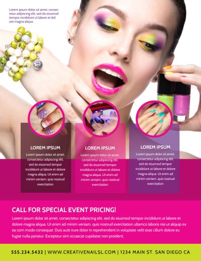 Nail Salon Flyer Template | MyCreativeShop