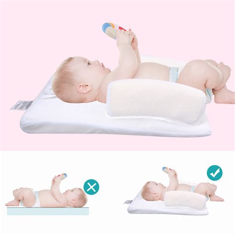 Baby Pillow New Anti Roll Infant Sleep Positioner 0 6months Newborn ...