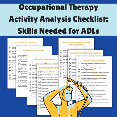 Skills Need for ADLs | OT Activity Analysis | Occupational Therapy ...