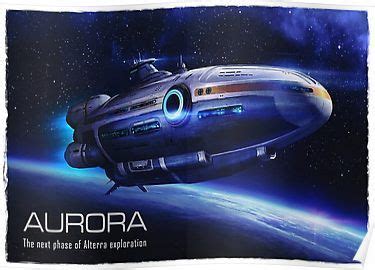 Subnautica - Aurora Flying Poster | Subnautica concept art, Spaceship art, Aurora